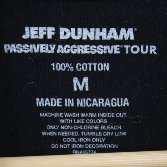Jeff Dunham Passive Aggressive Tour Shirt Mens Medium M Black Graphic Art 2018 - Picture 6 of 9